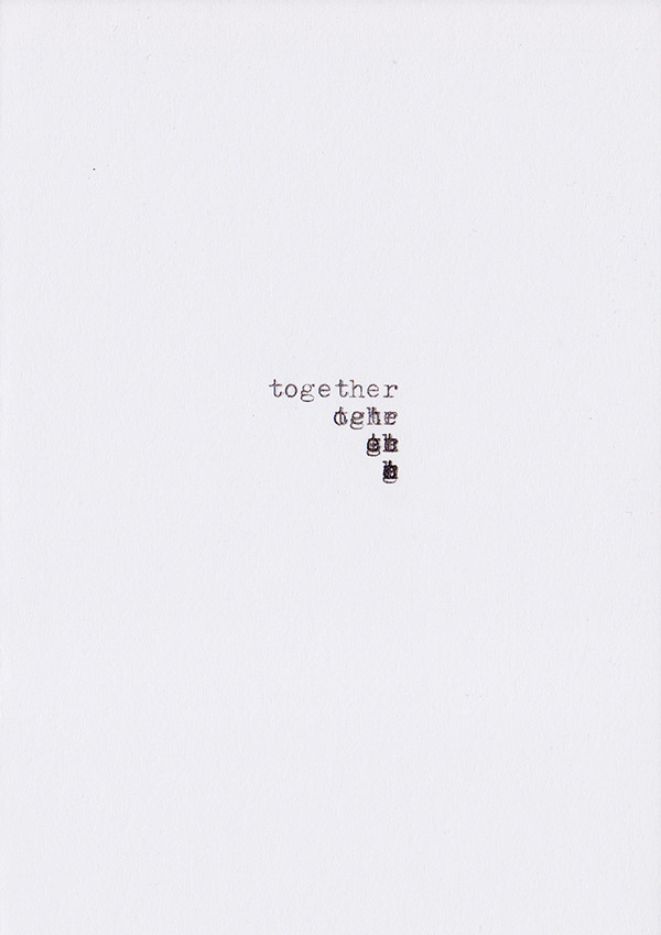 visual-poetry:  typewriter-poems by anatol knotek from my »anachronism« chapbook