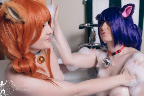 nsfwfoxydenofficial:  Love Cat Planet cuties? Well you’re in luck! This new mini ArisxKuune duo donation set is now out. ❤ Me and @bunnyqueenmodeling had fun dressing up as cute catgirls in suzumikus for this shoot. I especially had fun annoying the