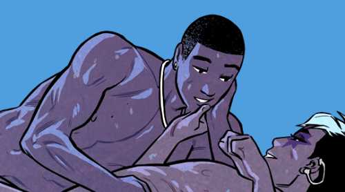 lgbtincomics:Baal &amp; Inanna in The Wicked + The Divine Christmas Annual