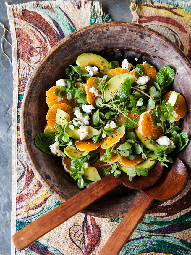 bonappetit:  Here’s a summertime salad as refreshing as a tall glass of O.J. (Avocado