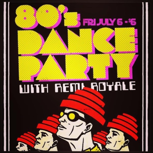 TONIGHT!!! 80s DANCE PARTY is back and everyone’s invited!! Doors@9pm for the most authentic 80s exp