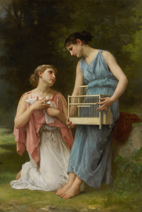 Elizabeth Jane Gardner Bouguereau (American. 1837 - 1922)La captive. c. 1893