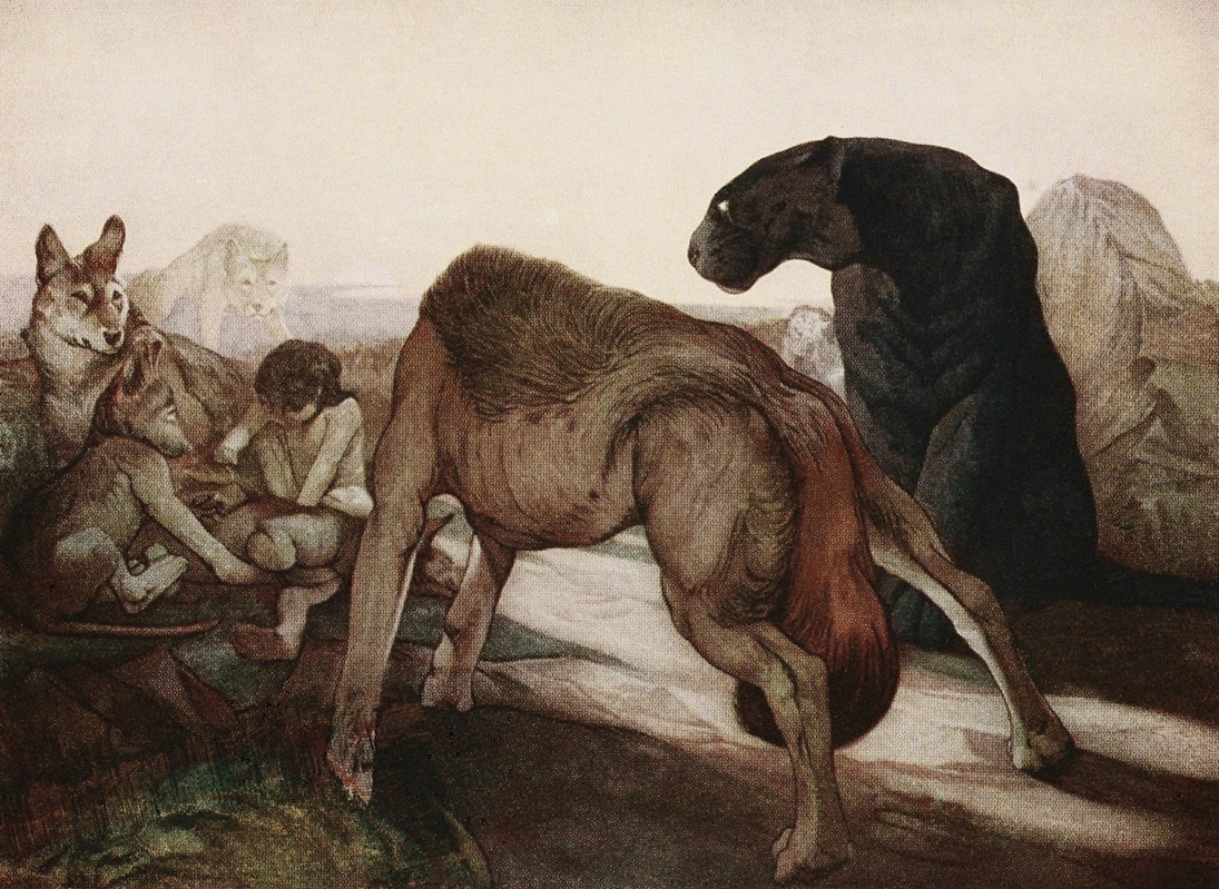 Charles Maurice Detmold and  Edward Julius Detmold. 10 Watercolour illustrations