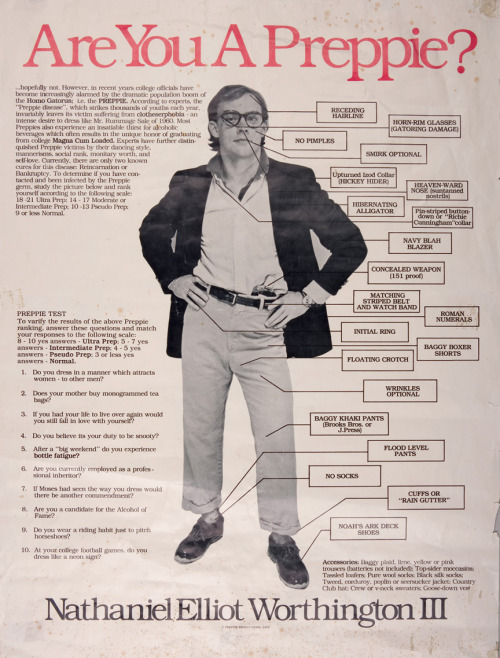thesorrowsofgin - heavytweedjacket - That Dorky Poster. 1979....
