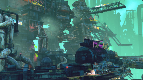 Strike Vector &ldquo;Slum405&rdquo; 3D sci-fi artwork created by Strike Vector team co-found