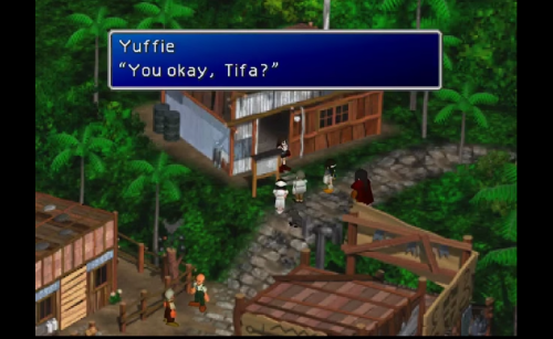 wishingformemoria: Yuffie and Tifa’s friendship is so important to me. Yuffie cares for T