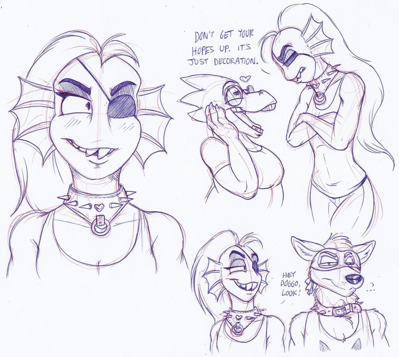 Work doodlShe more than likely doesn’t wear that thing for any other reason than