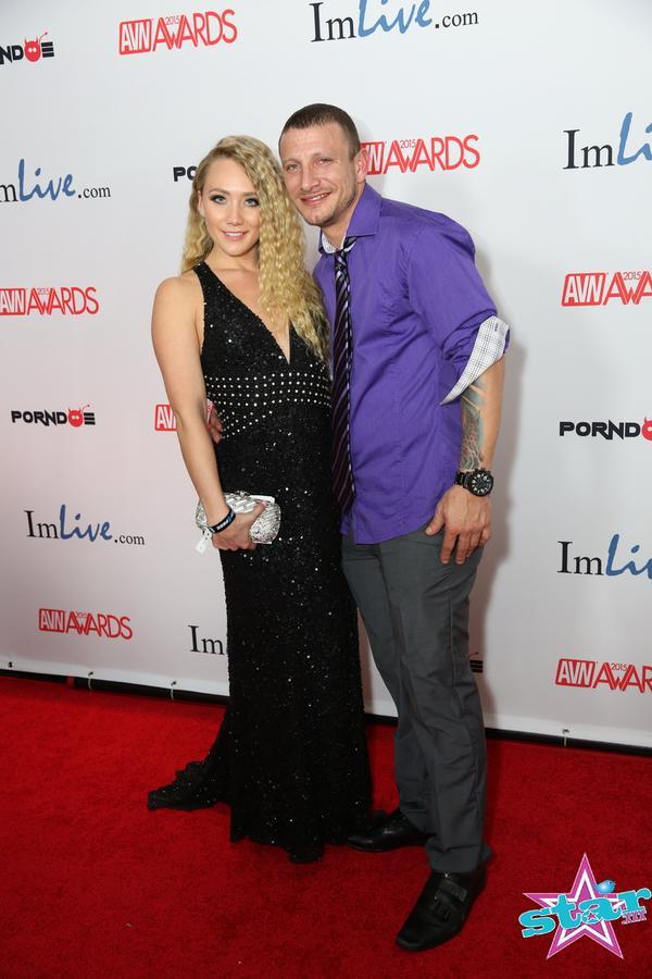 Gorgeous Adult Stars — Couples At The 2015 Avn Awards Aj Applegate And Mr