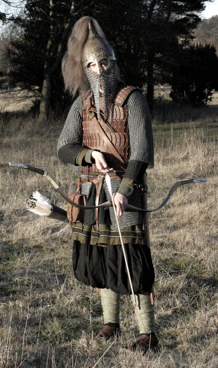 rainyseptember:Viking archer II by VendelRus on deviantART on We Heart It.