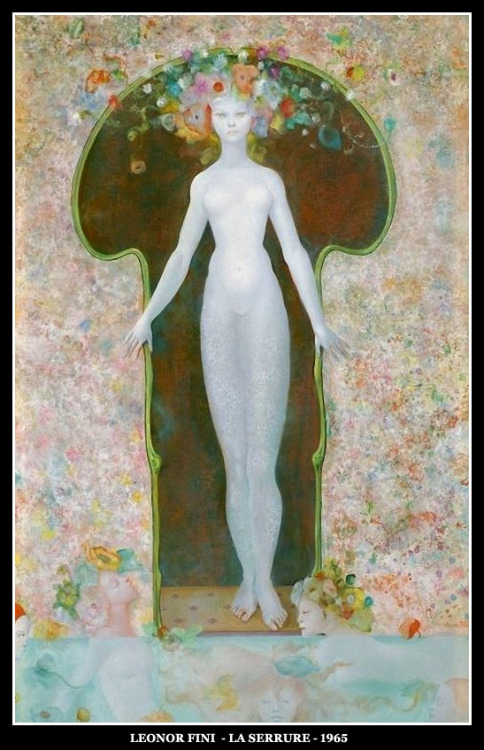 Porn Pics adhemarpo:  Leonor Fini - la serrure - 1965