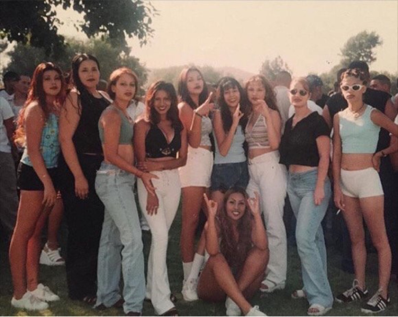 unapologeticsweetness:  Chicanas in the 90s  😍  First post to get over 1,000 likes/reblogs.