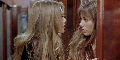 theroning:  Brigitte Bardot & Jane Birkin in ‘Don Juan ou Si Don Juan était une femme…’, 1973. 