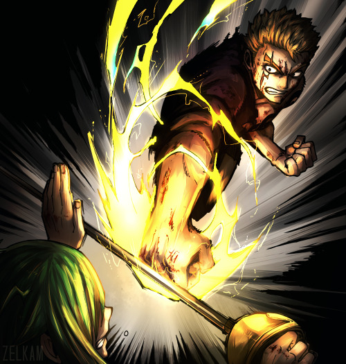 zelkam:∟ Laxus vs mind-controlled Freed // chapter 16