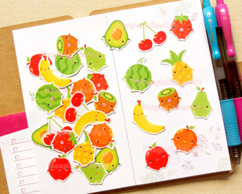 Fruit Sticker Set - $5