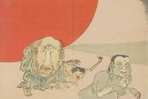 Hyakki Yagyō. (Night Parade of One Hundred Demons.) Various artists, 18th century.