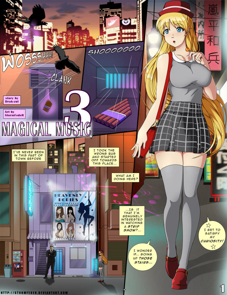 stormfeder:COMMISSION “Magical Music 3″(To be continued)Story by Drak-ZulArt