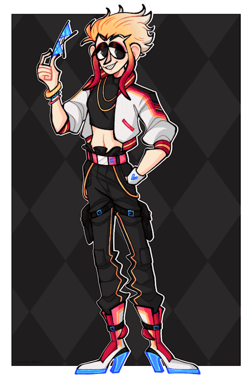 lumpybirdarts:commission for the gr8 @skepsys of his TF OC (human person edition) !! had a lot of fu