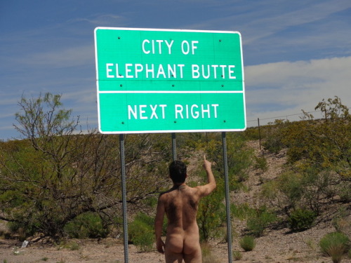 THE NUDIST TRAVELER - ELEPHANT BUTTE, NEW MEXICO #2