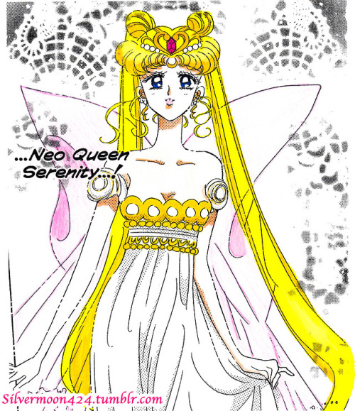 silvermoon424:A few colorings I did of Neo-Queen Serenity. She’s just breathtakingly beautiful