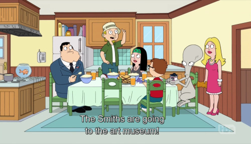 The Langley Falls Museum of Art, in American Dad, Portrait of Francine’s Genitals, S13E04, 201