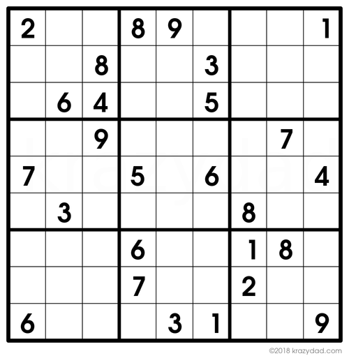daily sudoku solve this puzzle at krazydad super tough sudoku