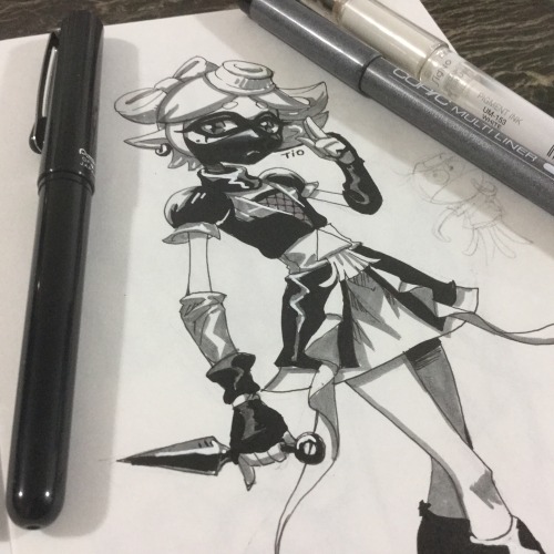 Marie(ホタル) - Splatoon Phew, made it in time for the Pirates VS Ninjas theme for Splat Fest. Here&rsq