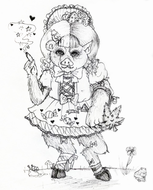 Sweet lolita manbearpig smokeby ~chocolatehomicide This is Manbearpig wearing ott sweet lolita, smok