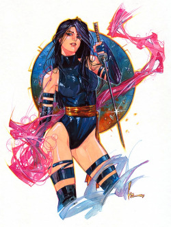 redcell6: Psylocke by Kenneth Rocafort