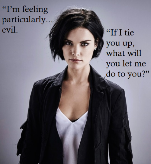 beautiful-when-she-s-angry:Jaimie Alexander halloween spirit If you tie me up, there isn’t muc