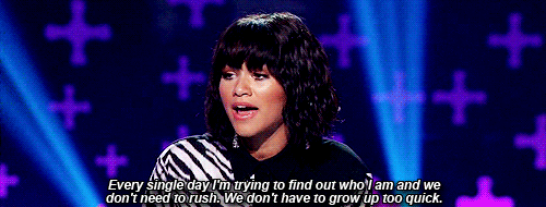 Zendaya’s acceptance speech for the Style Icon award at the 2014 Teen Choice Awards