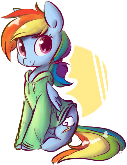 leadhooves:  do0ks:  Hoodie ponies.Drawn by: Rose  Pretty  Yay hoodies <3