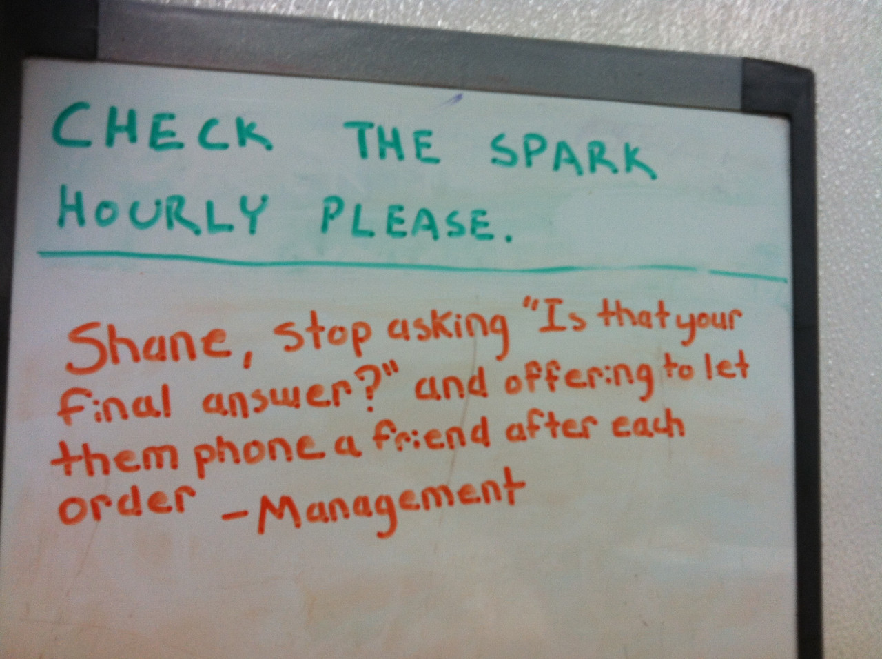 nerdsexandee:  tastefullyoffensive:  Notes from Management [ardentleprechaun]  Omg,