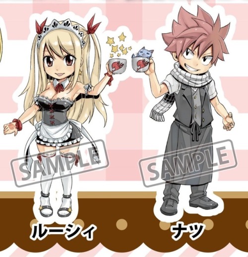 magnolia726: It’s so nice to see drawings made by Mashima of Natsu and Lucy And Natsu with h
