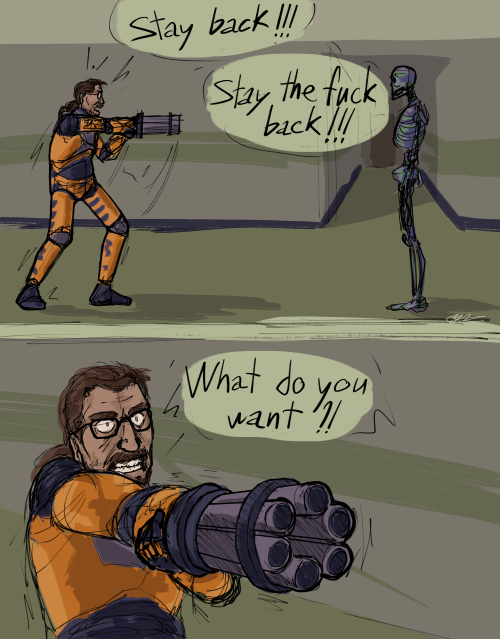 My Dumb Headcanon About Benrey Is That He Lost His Body After Final Battle And Now Roams Around As Voiceless
