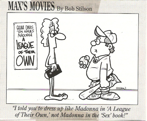  “Max’s Movies” by Bob Stilson was a comic that appeared in one of the video store magaz