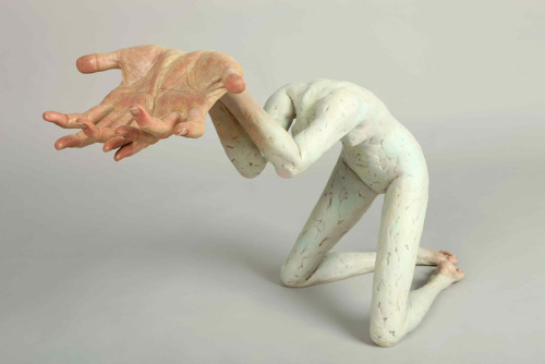 sixpenceee: Creepy sculptures by Choi Xoo Ang. Many of the pieces give metaphorical shape to r