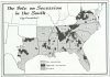 As long as we’re doing other independence vote maps, here’s the county by county vote to secede from the United States, 1861