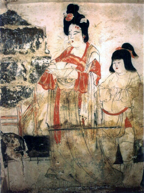 Ancient Chinese murals and painted reliefs from the tomb of Wang Chuzhi (863-923 CE), a senior milit