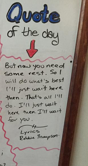 ssjdebusk:  destieldrabblesdaily:The ‘quote of the day’ that Jason Fisher tweeted