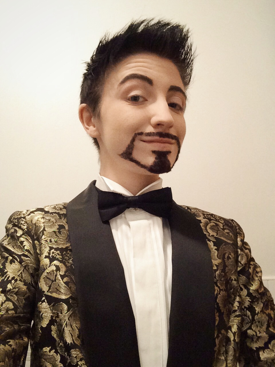 To be the best Tony Stark there ever was — Black and gold tuxedo for ...