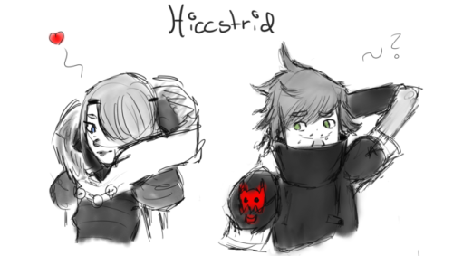 dina-lani:Hiccstrid sketches based on the httyd concept art <3