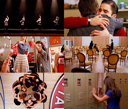 katiestevns:  Glee, Season 3↪ “This is your Glee club. Take care of it. It will take care of you.”  