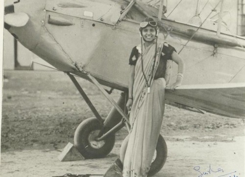 celebratingamazingwomen: Sarla Thakral (1914-2008) was an Indian aviator, the first woman in her cou