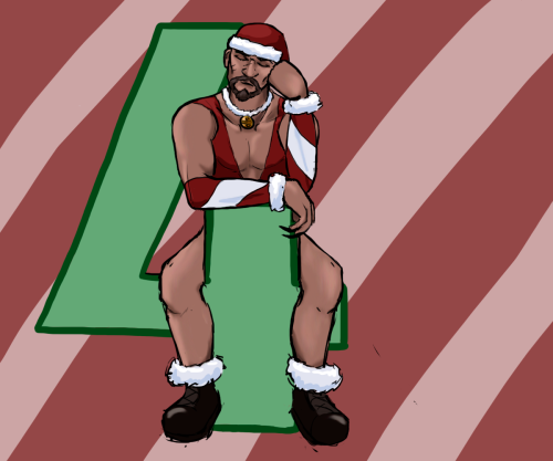 Today it’s the fourth Sunday in advent! Here’s a sexy Christmas Gabriel! 