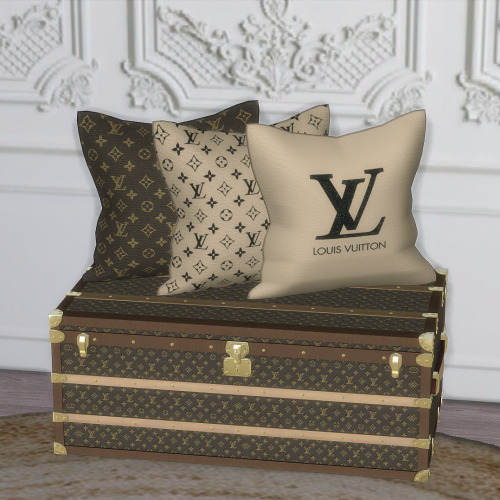 Luxe LV Cushions • 15 Swatches in total! DOWNLOADPatreon early access - Public 20th June. DO NOT - R