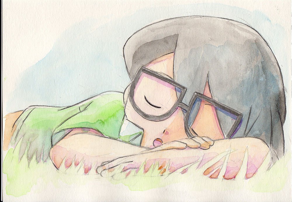 dearydeerling: Animation director Iwane  Masaaki uploaded this sweet watercolour