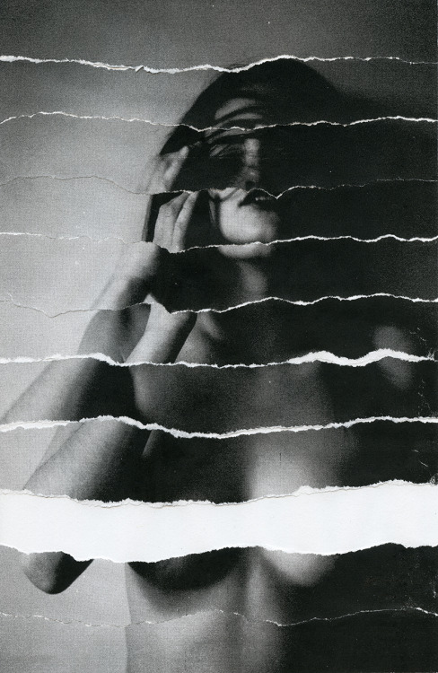 leenutter:  Two consecutive photographs torn together, Part 1. Censored version. By Lee Nutter. Follow @leenutter on Instagram, or find me on Facebook! 