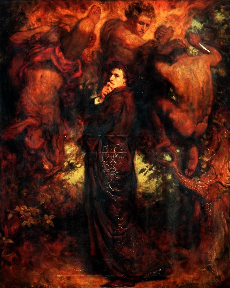 William-Adolphe Bouguereau Dante Alighieri #painting Dante's