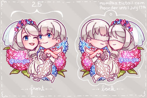 Opened preorders for this Nier Wedding Charm until Sunday! Reblogs/support on twitter @stocjia is gr
