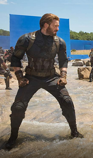 captainrogerrsbeard:Chris Evans/ Steve Rogers – Behind the scenes Production Photography Infinity Wa